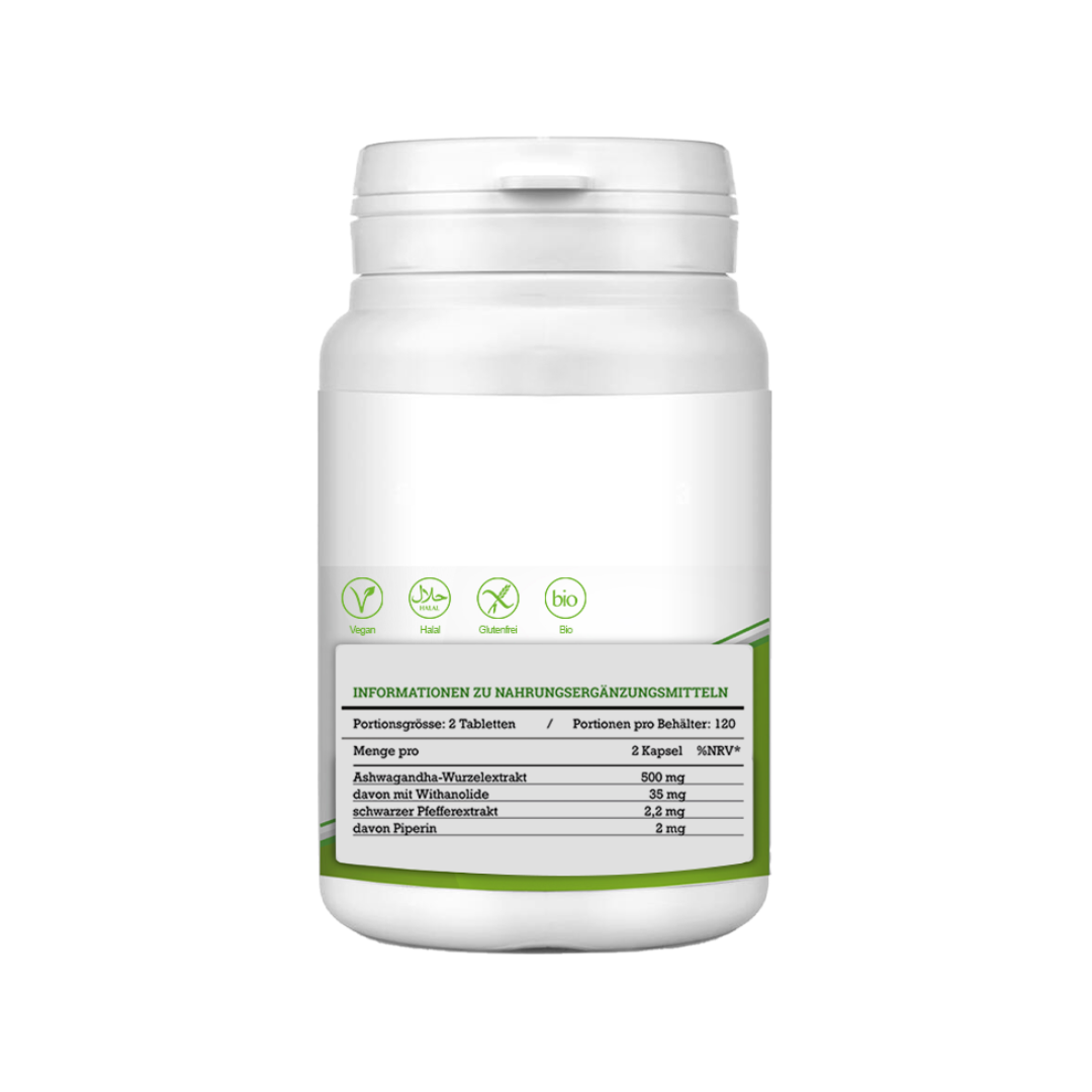 BIO Ashwagandha KSM-66 - hinten