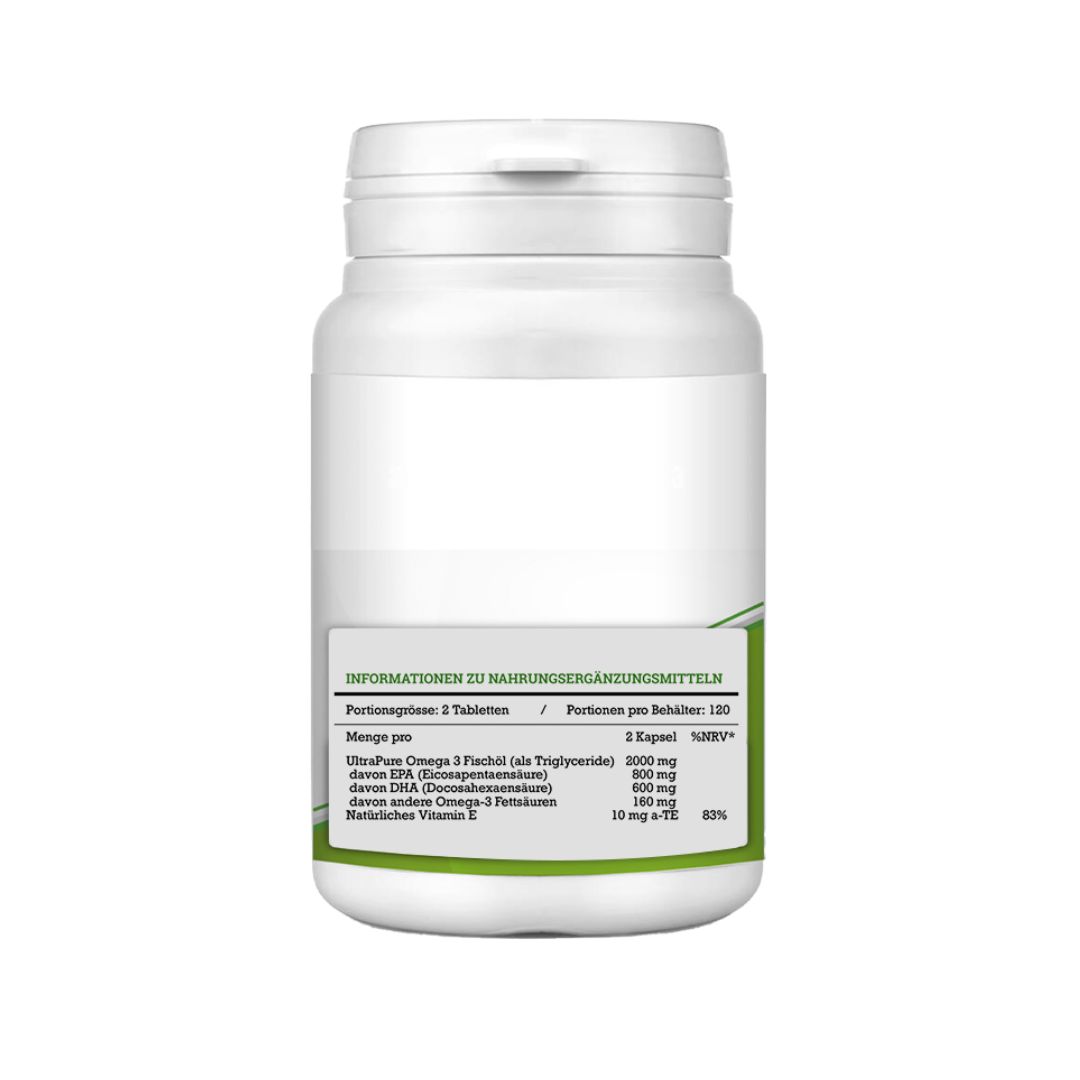 Omega-3 Fischöl hinten