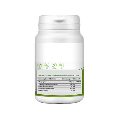 BIO Ashwagandha KSM-66 - hinten